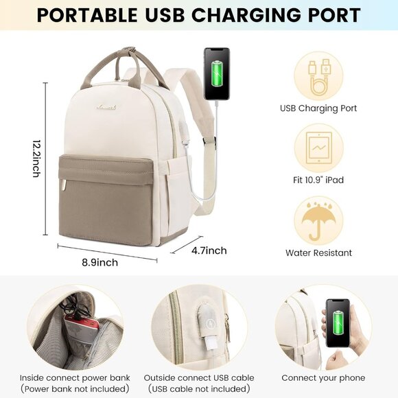 Mini Backpack Purse for Women Small Backpack with USB Charging Port